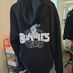 Black Zip Up Sweater